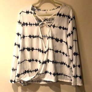 Belle Sleeve across Cross Front Top